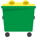 Placeholder tonne gelb